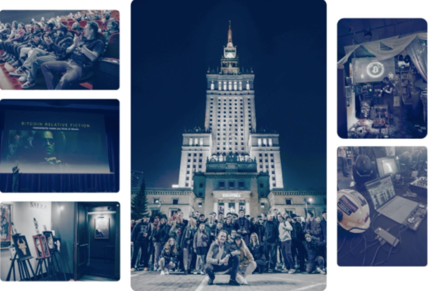 Bitcoin FilmFest 2024 Warsaw banner artwork