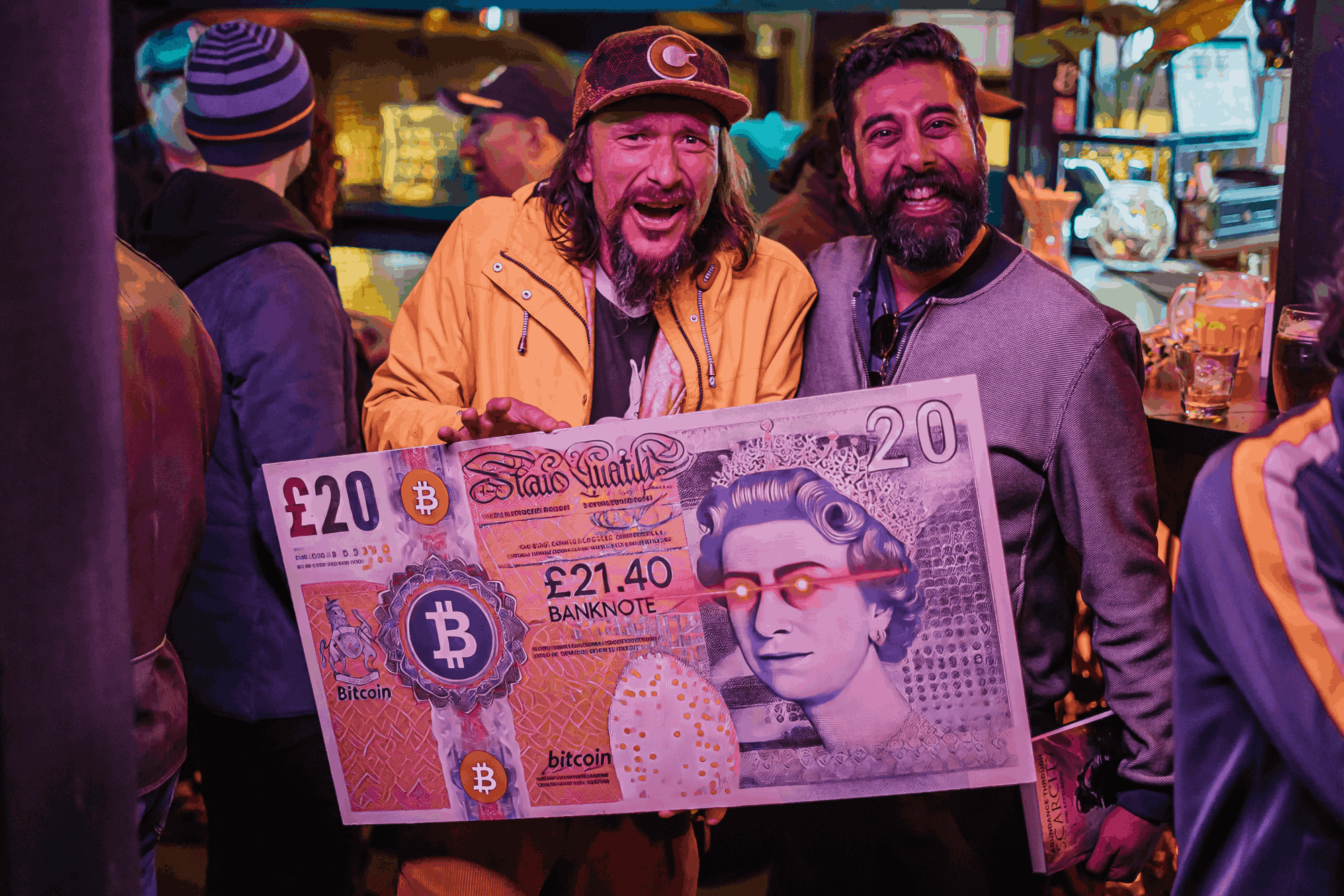 Bitcoin FilmFest 2025 guests and volunteers gathered at the festival