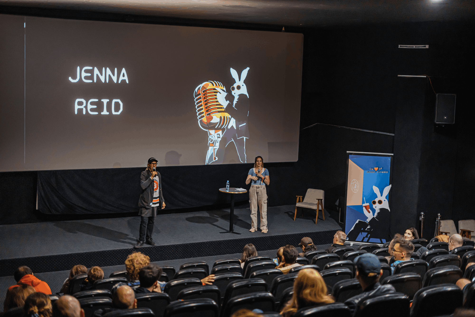 Bitcoin FilmFest 2025 audience during a Warsaw programme