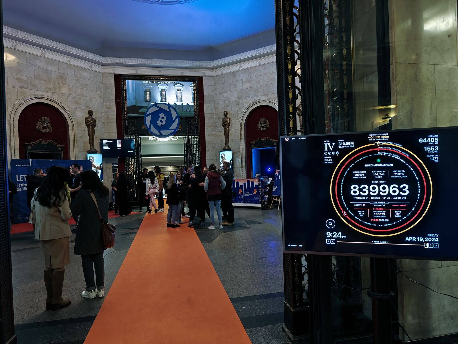 Bitcoin FilmFest 2024 evening event