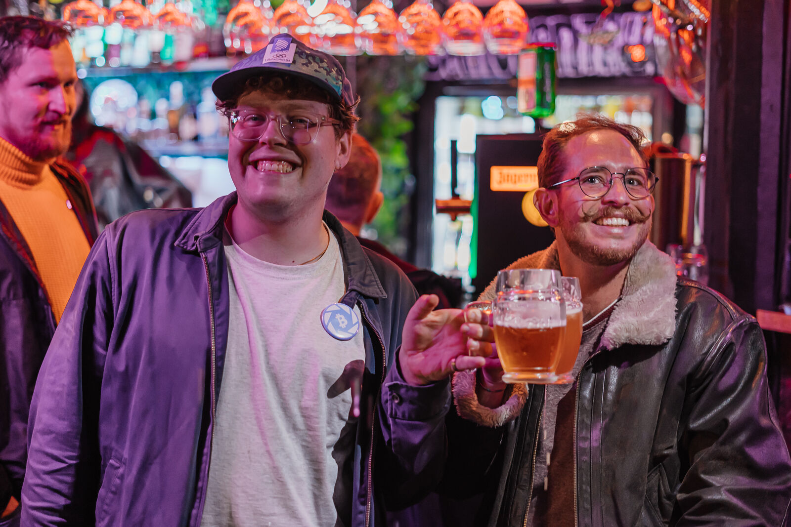 People gathering at a previous Bitcoin FilmFest edition