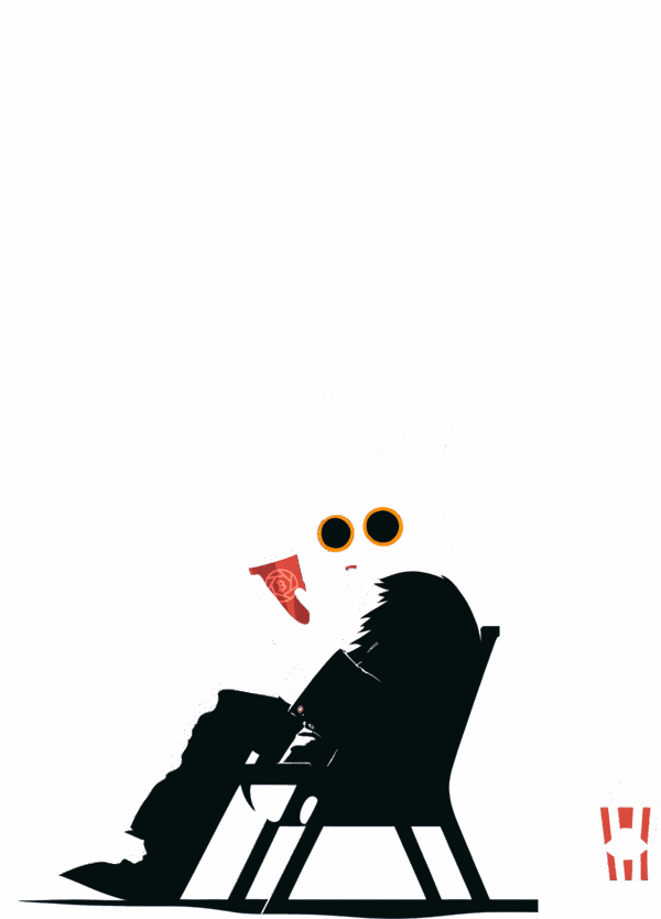 Bitcoin FilmFest rabbit mark from the festival archive